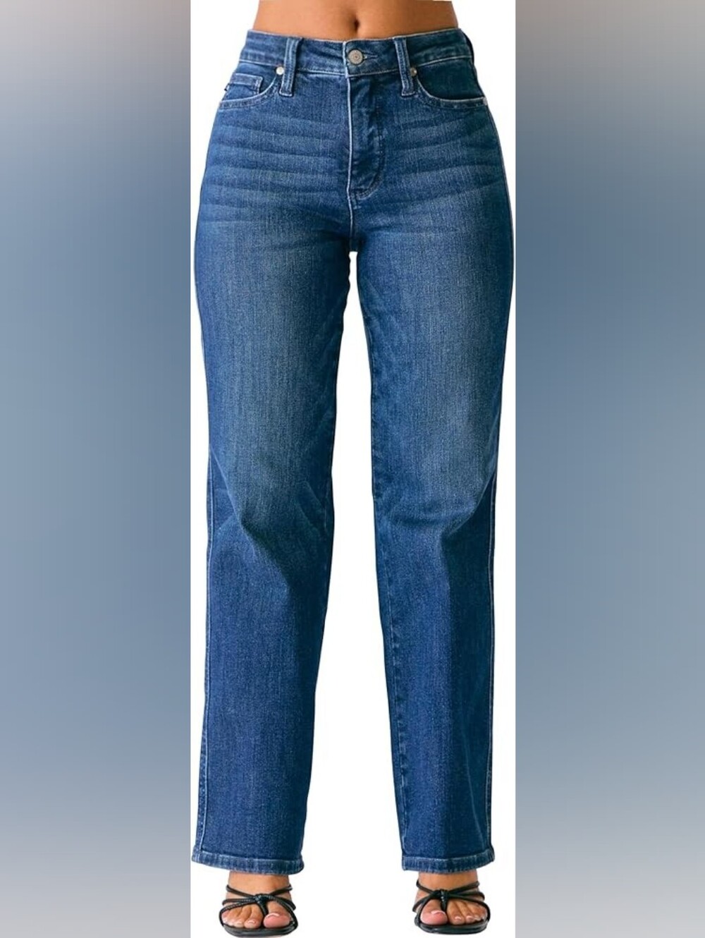 Universal Thread Medium Blue Straight-Leg Jeans